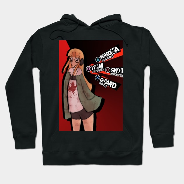 Futaba Sakura Persona 5 Art Print Hoodie by nhitori